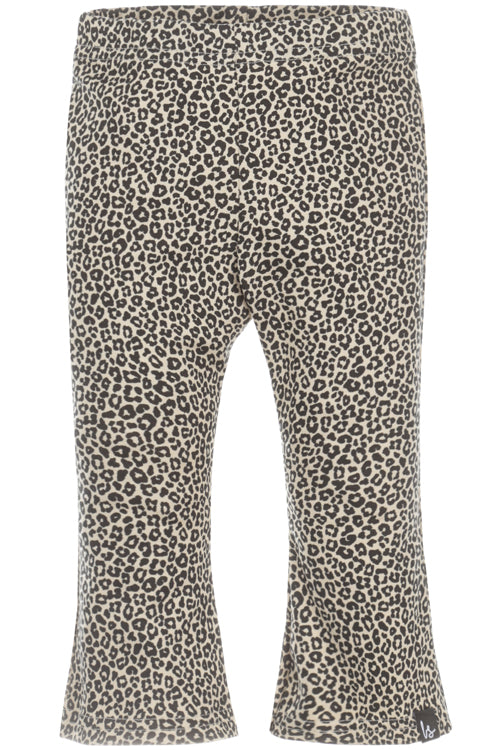 Schlaghose, Leopardenmuster, Sand