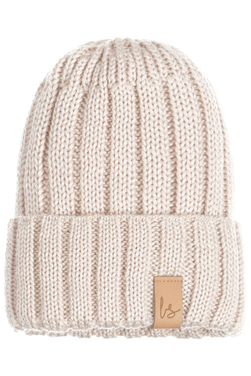 Strickmütze (Sand)