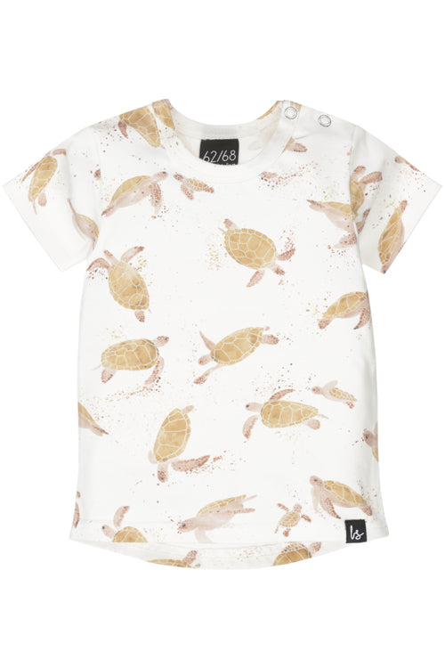 Schildkröten-T-Shirt (abgerundeter Rücken)