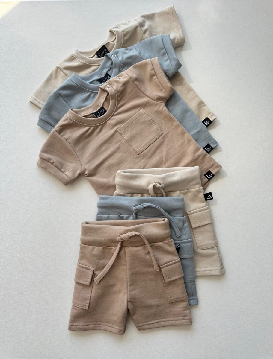 Cargo t-shirt sand