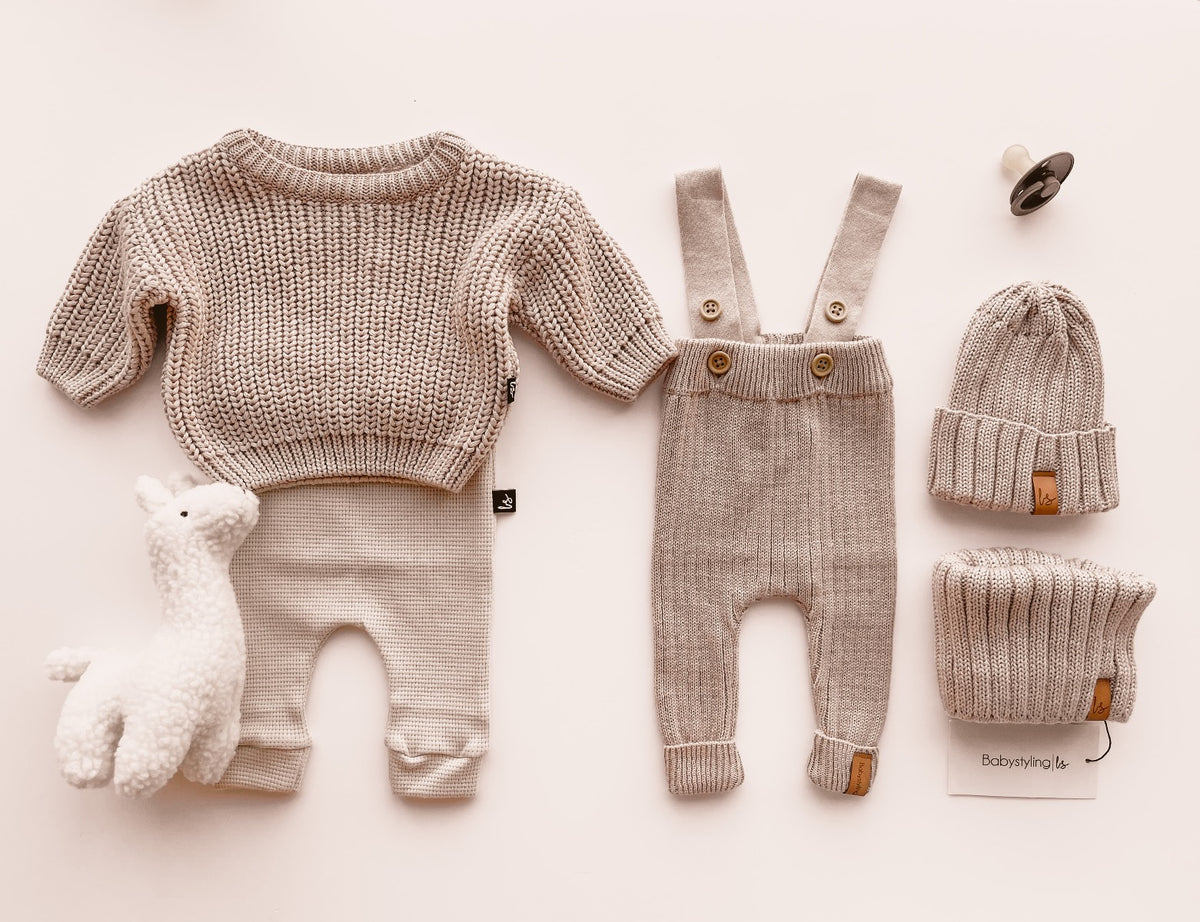Knitted sjaaltje (sand)