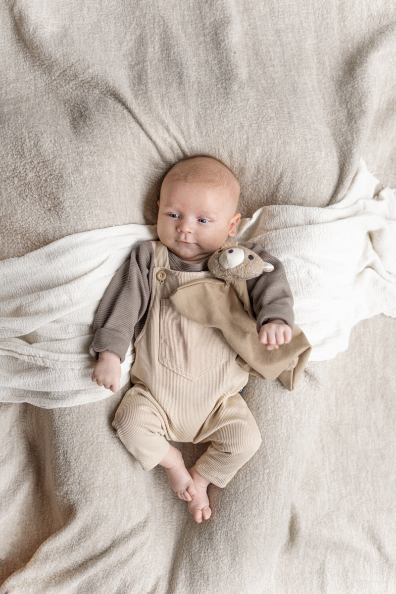 Pocket tuinpakje rib sand - PRE-ORDER