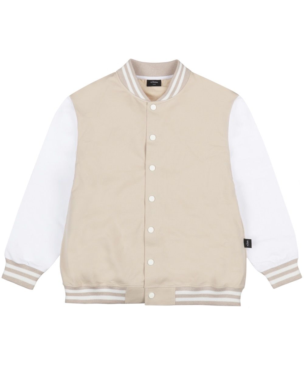 Baseball jacket sand