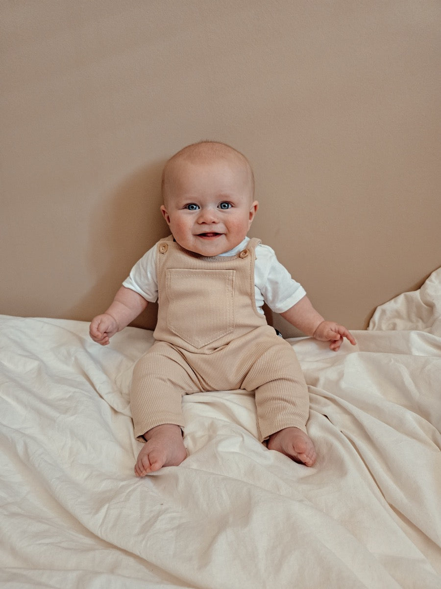 Pocket tuinpakje rib sand - PRE-ORDER