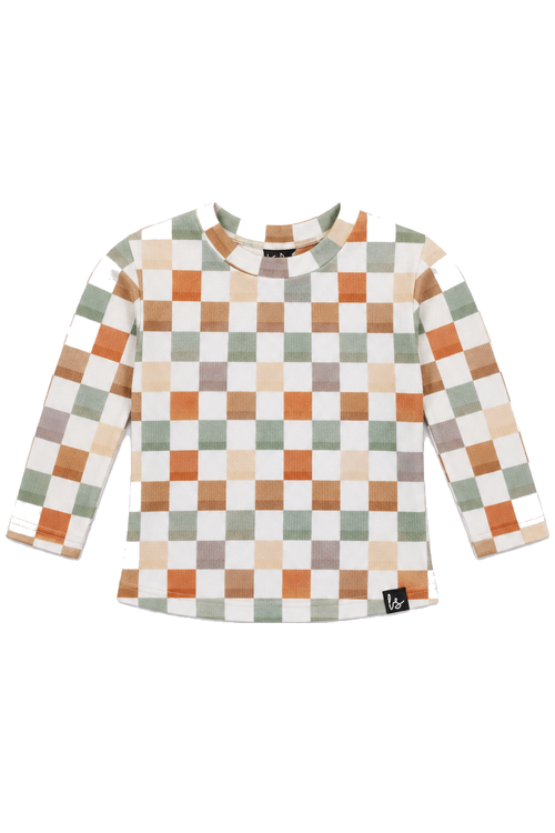 Rib jersey longsleeve blokked - PRE-ORDER