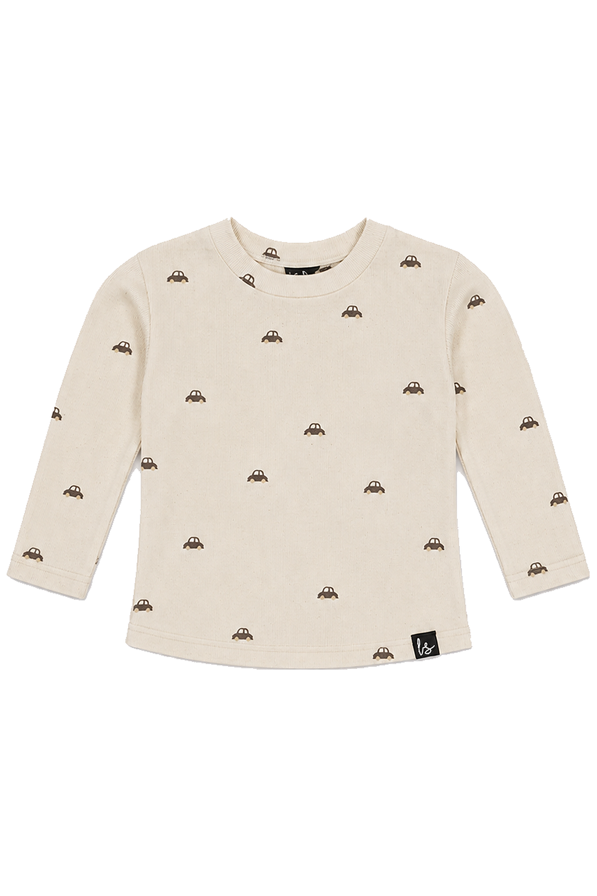 Rib jersey longsleeve rust blokked - PRE-ORDER