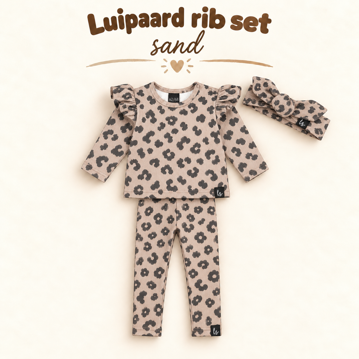 Luipaard set - sand PRE-ORDER