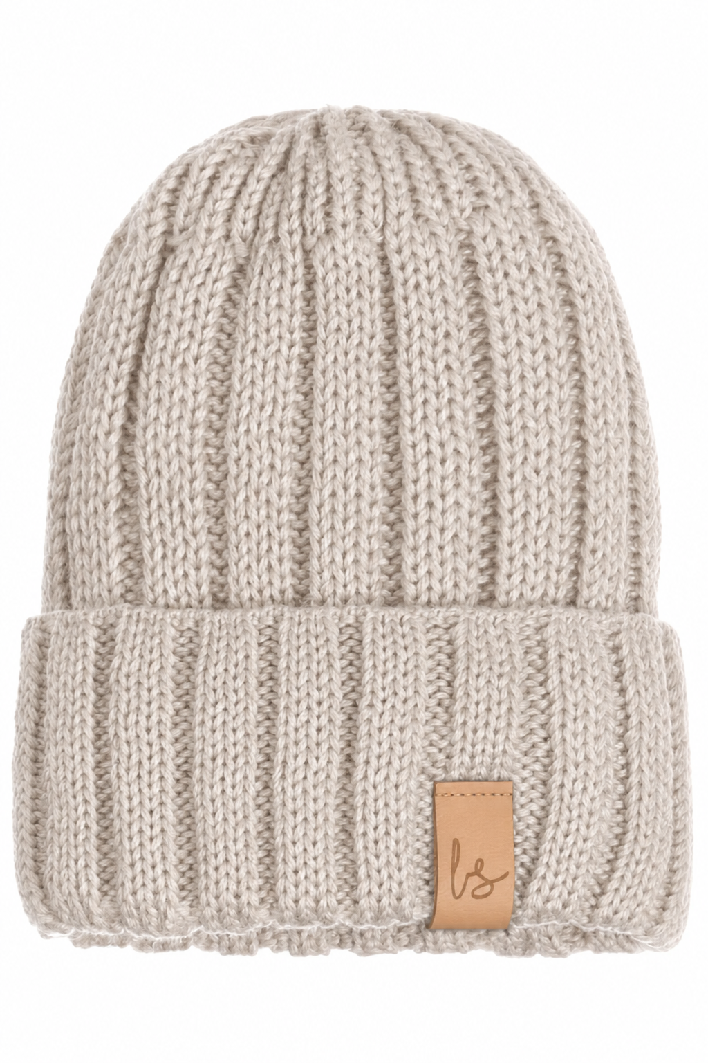 Knitted mutsje (sand)