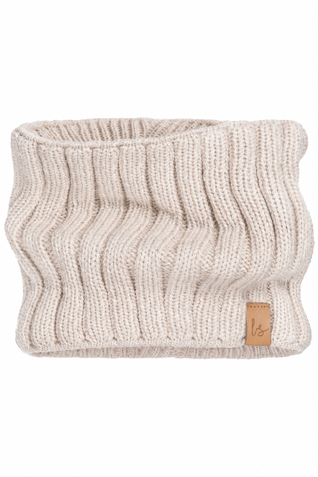 Winterset knitted sand - sjaal