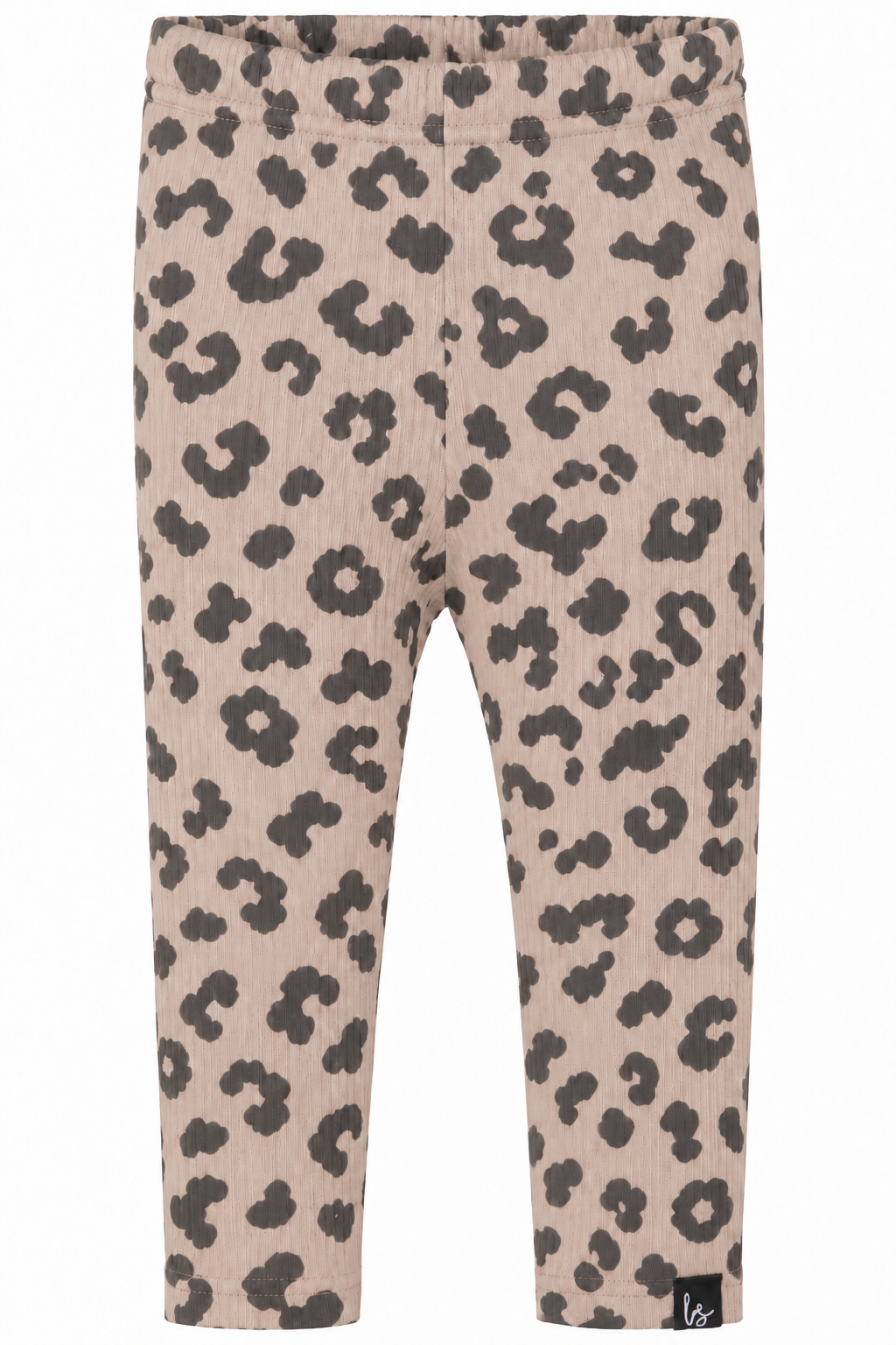 Legging luipaard rib sand PRE-ORDER