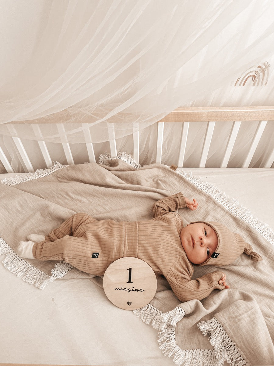 Knotenhut groovy rib (Mandel)