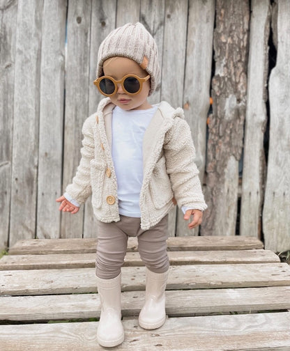 Teddy jacket sand