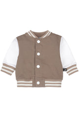 Baseballjacke hellbraun