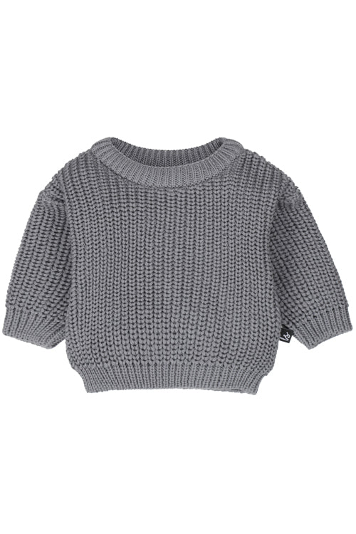Strickpullover blau