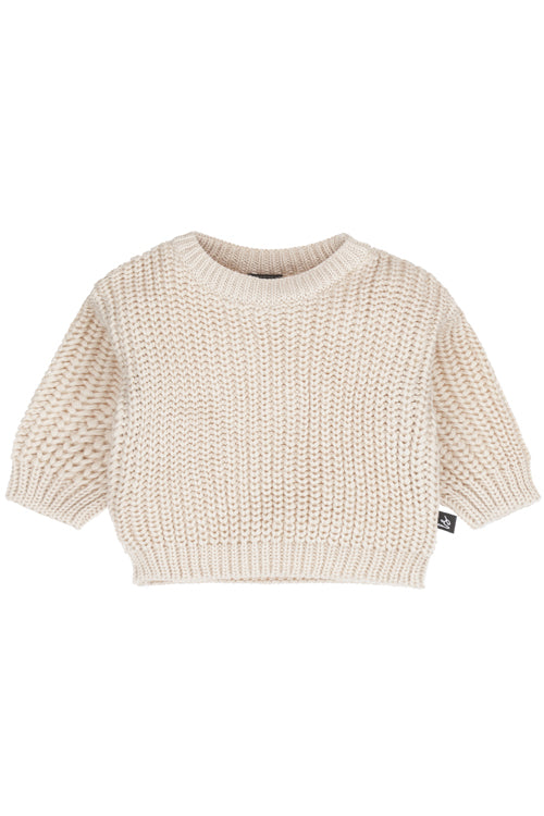 Strickpullover (hautfarben)