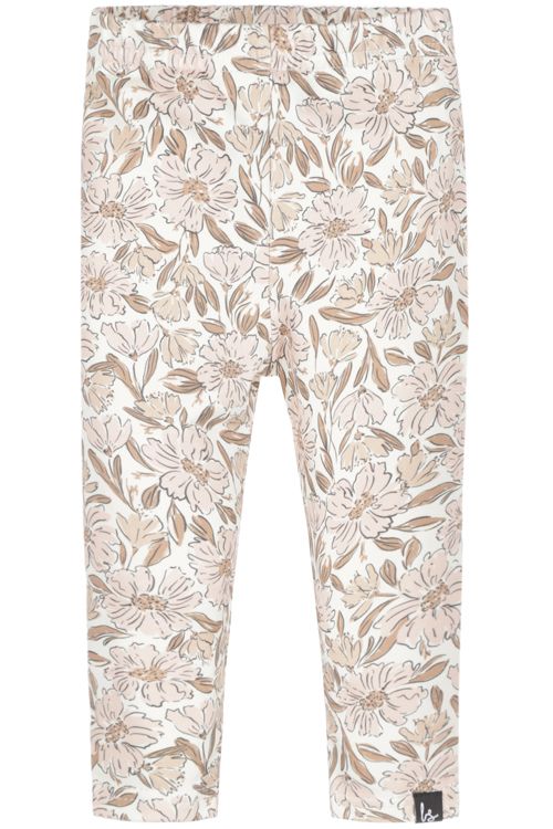 Legging blooms peach pink