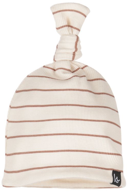 Knot mutsje stripes (sand)