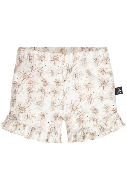 Jasmine flower ruffle shorts