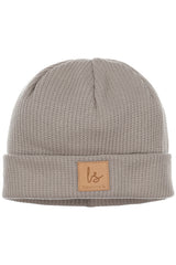 Subtly knitted beanie (light oak)