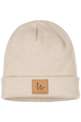 Wafel beanie sand newborn