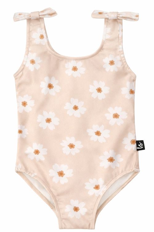 Badeanzug mit Gänseblümchenblüten (UV-Schutz)
