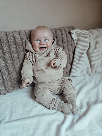 Cargo sweater beige