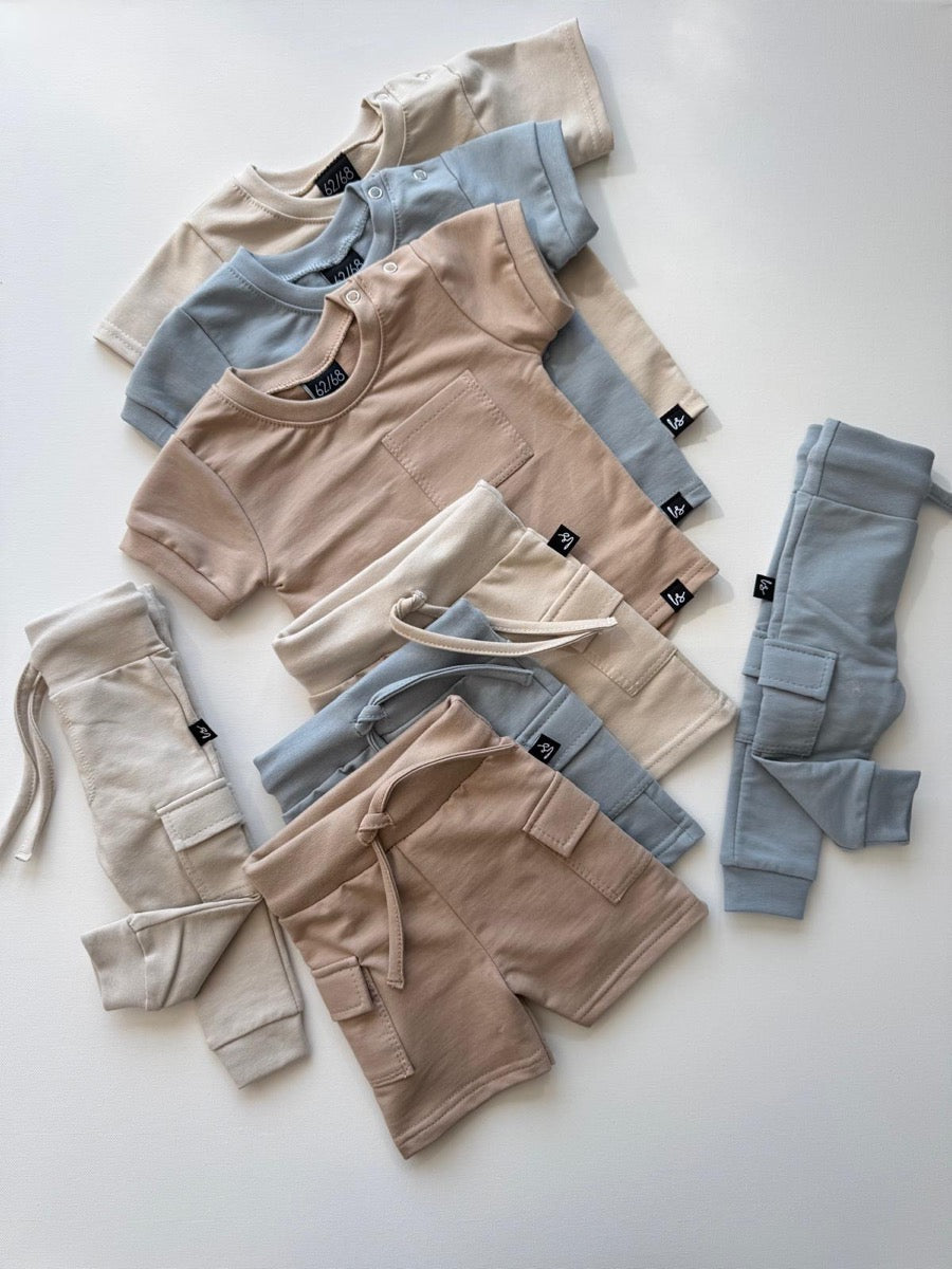 Cargo t-shirt sand