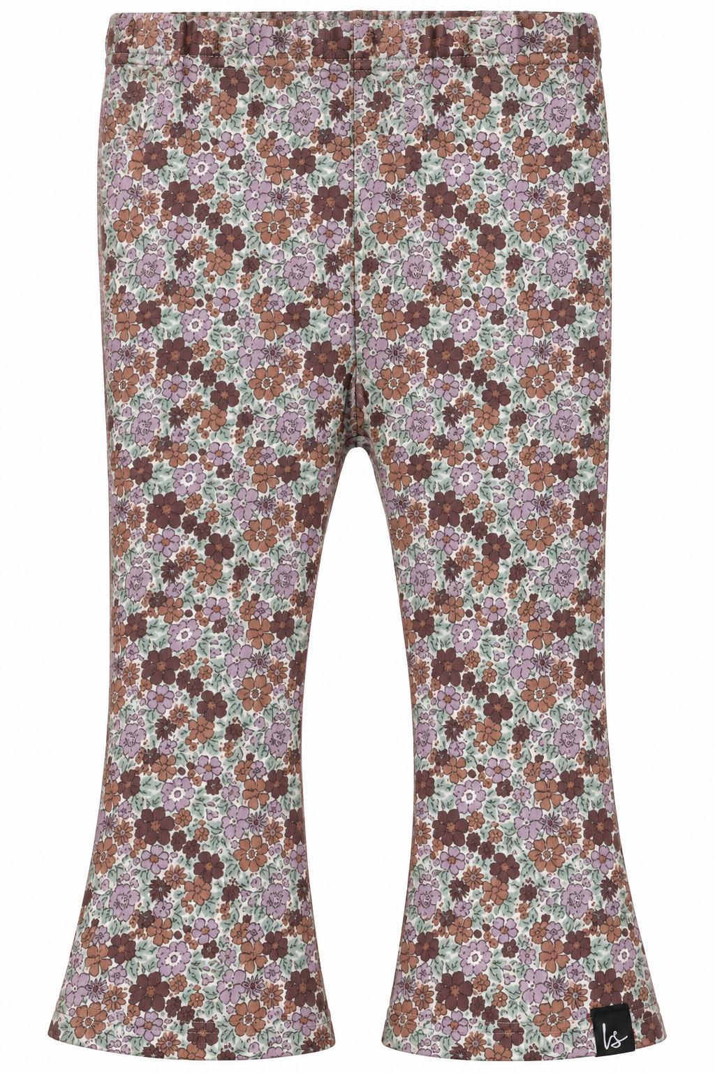 Flared pants flower forrest (mauve) PRE-ORDER