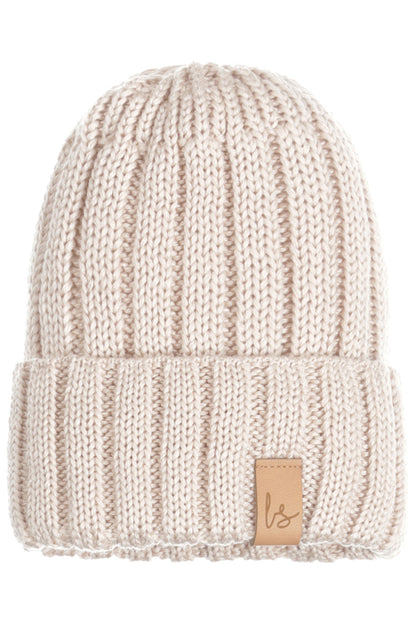 Strickmütze (Sand)