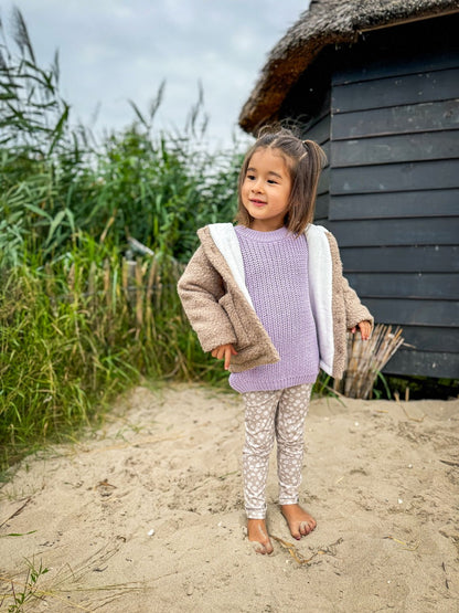 Strickpullover (Lavendel)