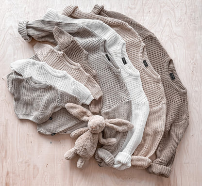 Knitted sweater (light oak)