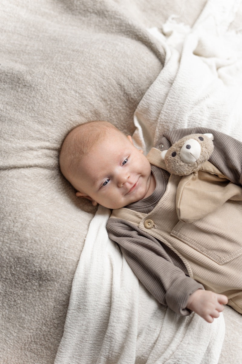 Pocket tuinpakje rib sand - PRE-ORDER