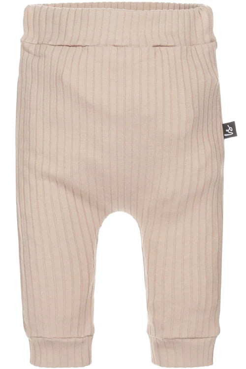 Neugeborenenhose Rippstrick (Mandel)