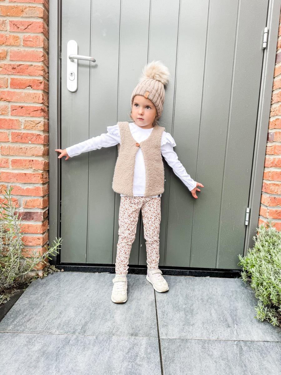 Boucle gilet (beige)