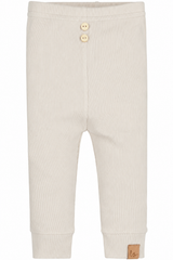 Rib button broekje (sand)