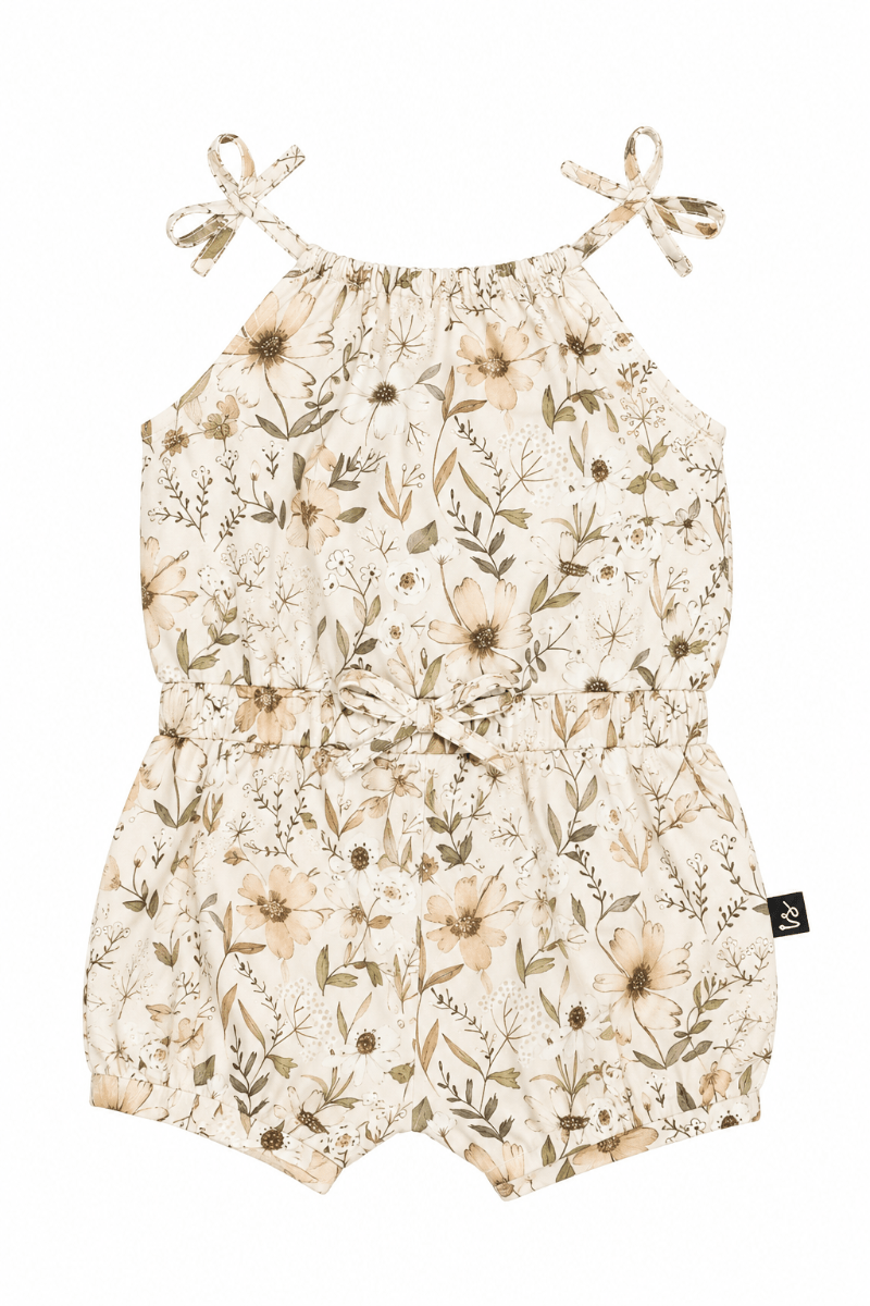 Summer onesie vintage bloom