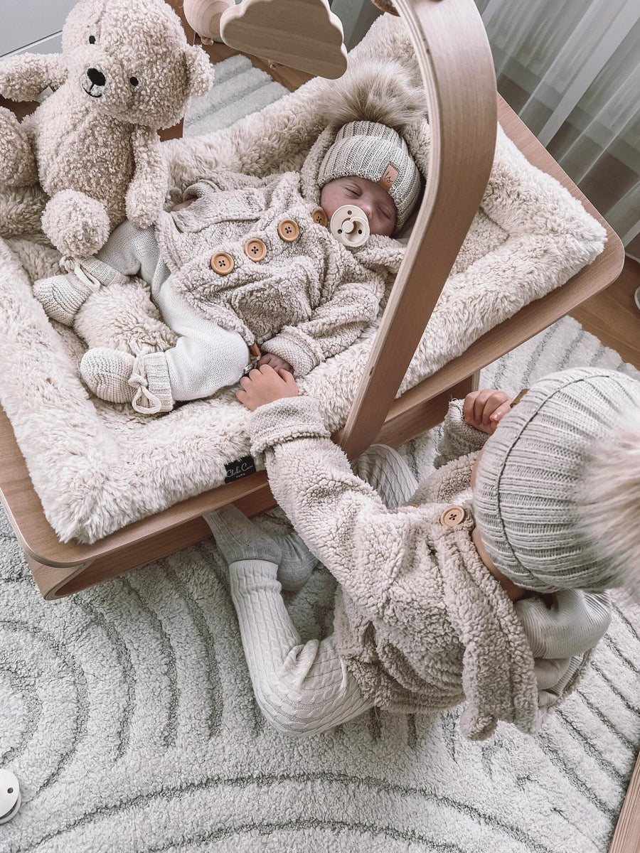 Teddy jacket sand