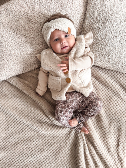 Teddy oorwarmer sand