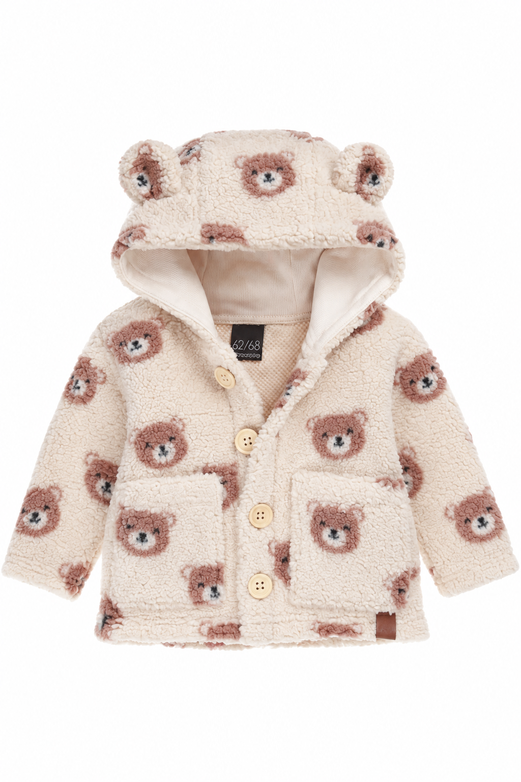 Teddyjacke in Ecru