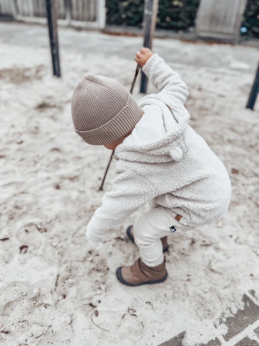 Teddy jacket sand