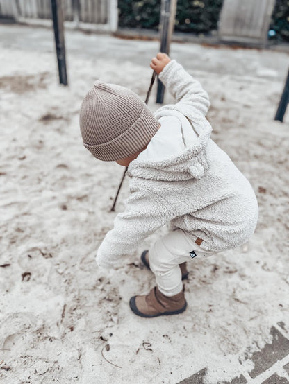 Teddy jacket sand