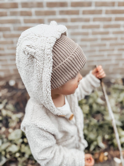 Teddy jacket sand