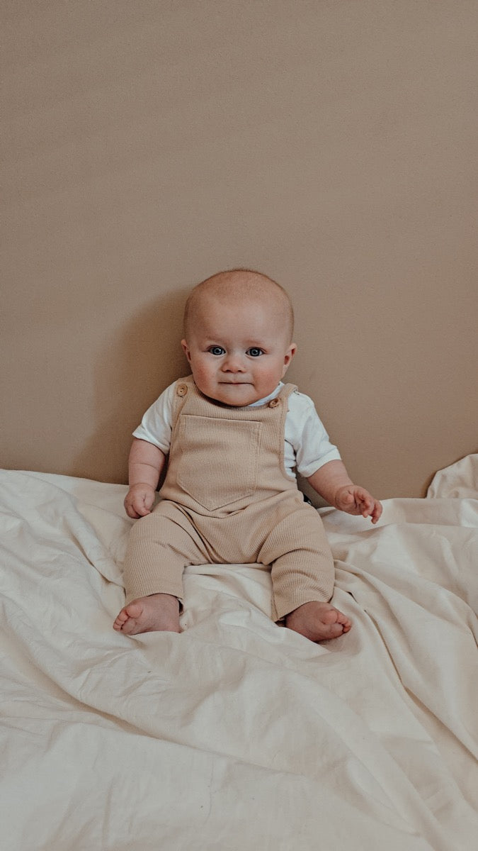 Pocket tuinpakje rib sand - PRE-ORDER