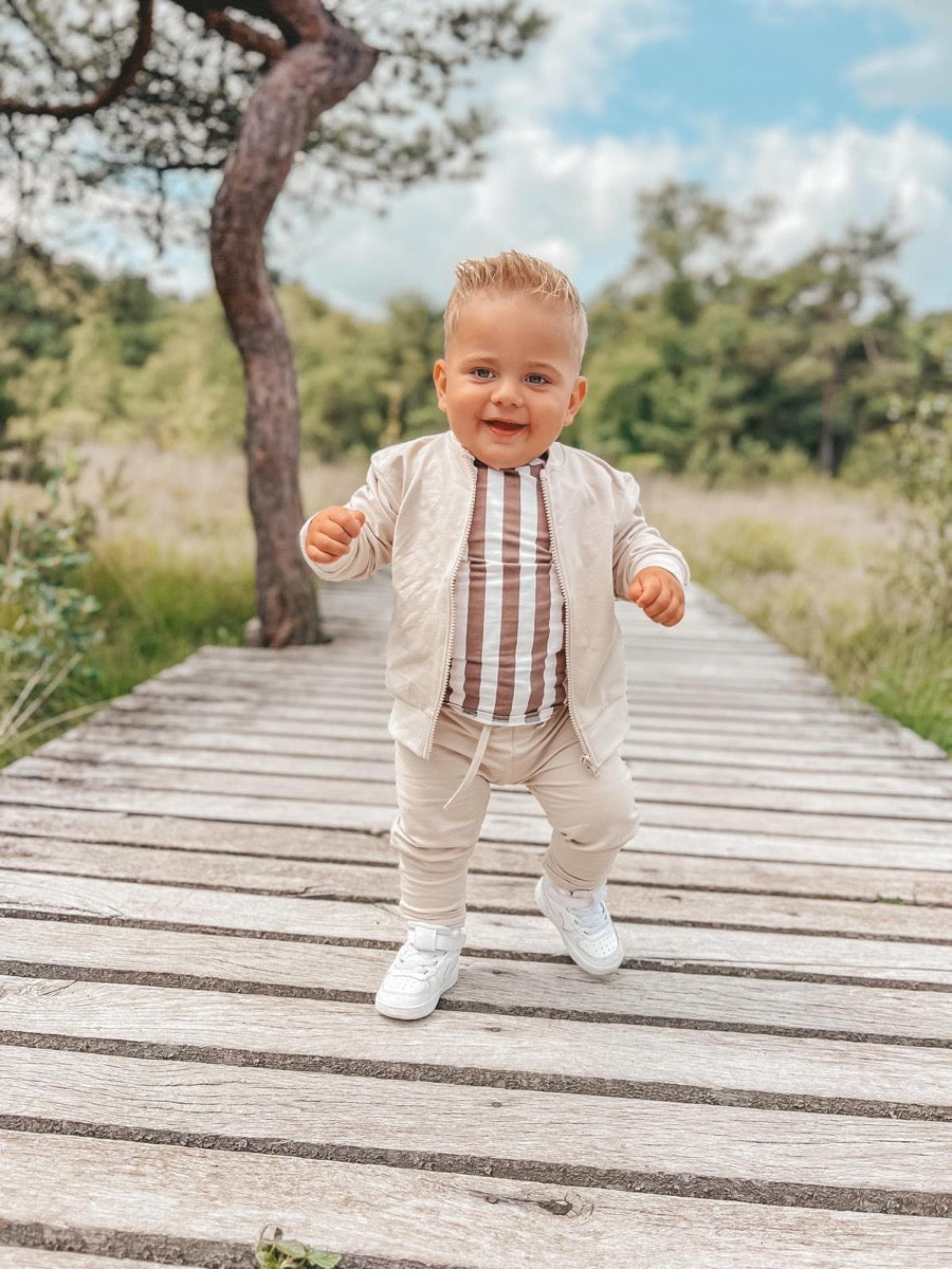 Jogger broekje sand