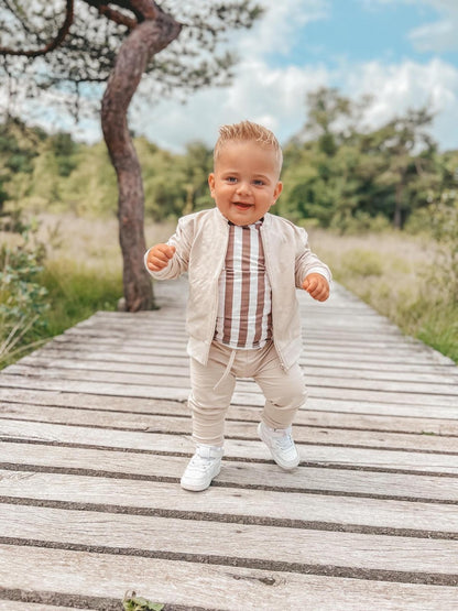 Jogger broekje sand